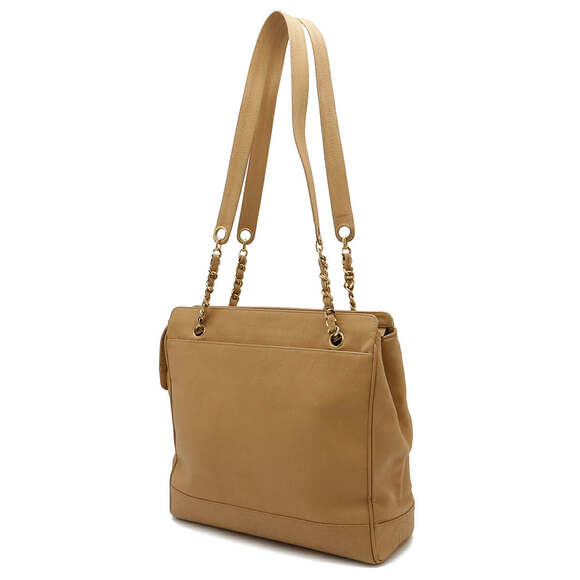 Chanel Vintage Stitched Cc Shoulder Bag #214126C15B - Picture 2 of 9